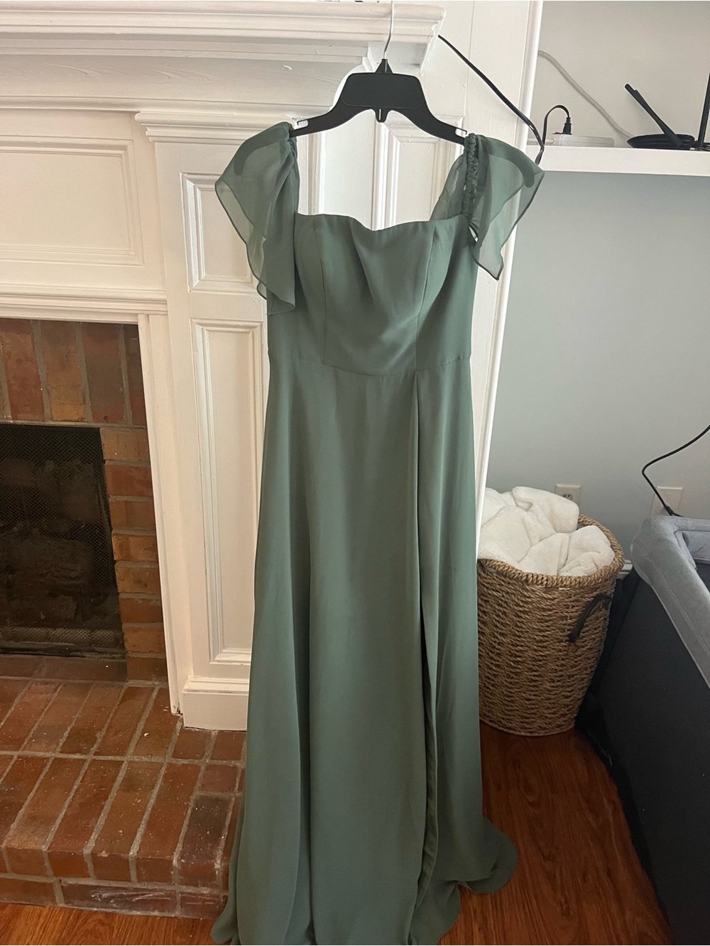 Azazie Eucalyptus Bridesmaid Dress